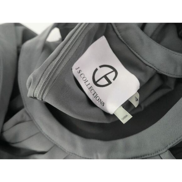 JS Collections Rosalind | Cold Shoulder Midi | Lace Appliqué | Elegant Dress 4 - Picture 8 of 9